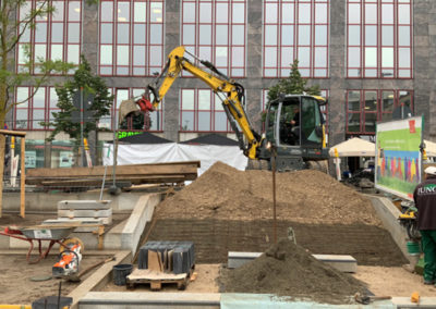 Baggerarbeiten in Nürnberg