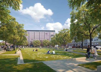 3D-Grafik des Nelson-Mandela-Platzes