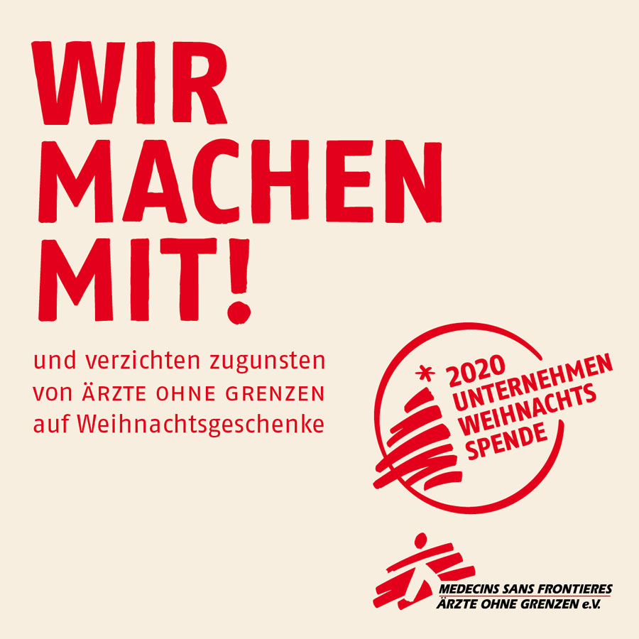 Unterstützung von Ärzte ohne Grenzen