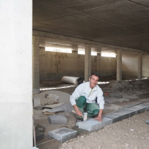 Arbeiten mit Steinen