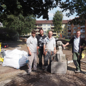 Das Team von GaLa Jung bei der Arbeit