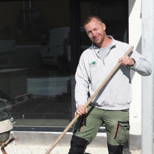 Mitarbeiter der Firma Jung Garten- und Landschaftsbau
