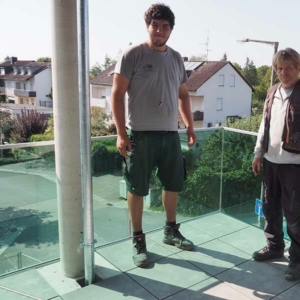 Mitarbeiter der Firma Jung in Schwabach