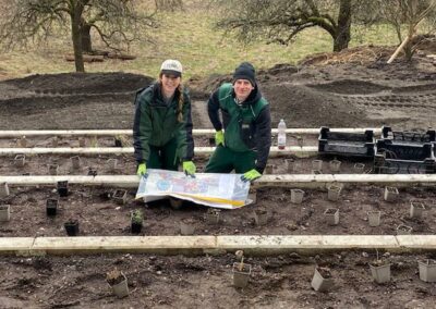 Gartenbepflanzung mit dem Team von Jung