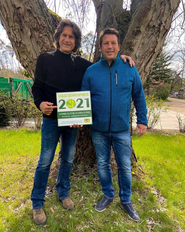 Ausbildungsleiter Harald Jung, Jasmin Jung, Jürgen Jung