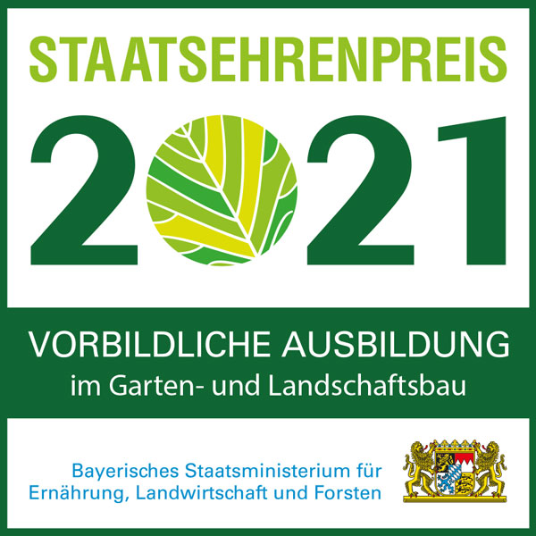 Staatsehrenpreis für Jung Garten- & Landschaftsbau