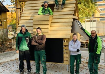 Mitarbeiter Spielplatz